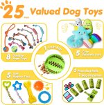 Zeaxuie 25 Pack Luxury Dog Chew Toys for Puppy - Image 2
