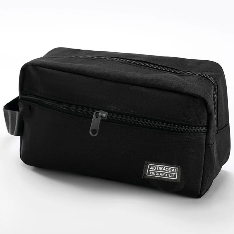 kf-S9afbb531c21f40deb1b2737430bb6b5cA Men's Business Toiletry Bag, Travel Makeup Organizer, Large Capacity Storage Pouch, Durable Fashion Design, Ideal for Daily Use - Image 1